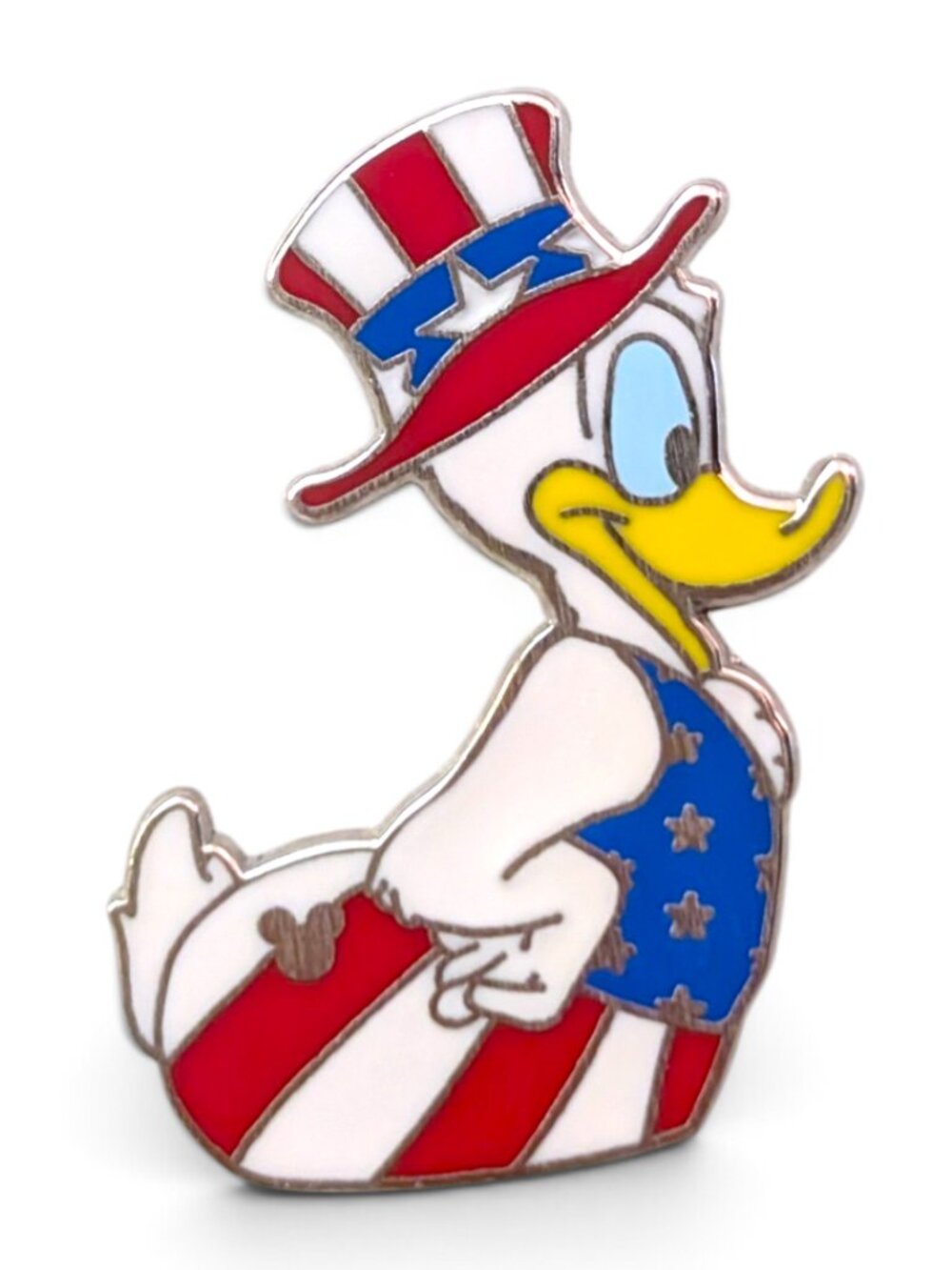 Donald Duck Disney Pin: Patriotic Americana Rubber Duck